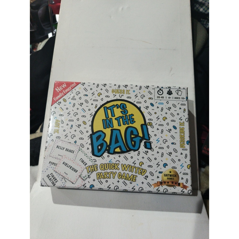 It's in the Bag! Party Board Game Describe, Define, Act Out the Card, NEW SEALED